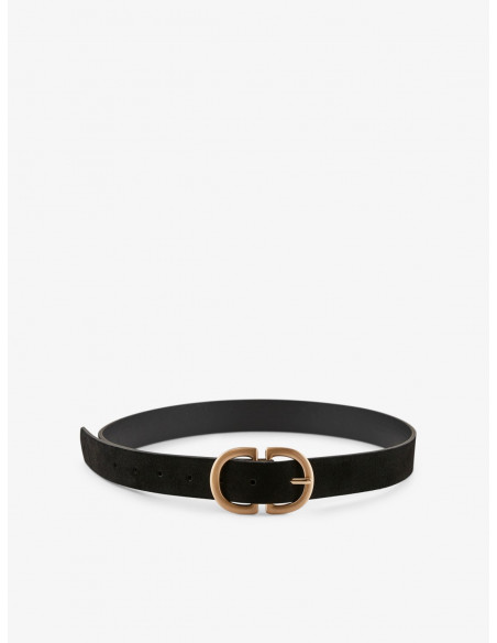 PCJuva Suede Belt Black