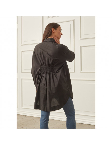 Bellis Tunic Shirt | Black