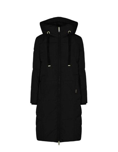 Nova Square Down Coat | Black