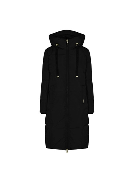 Nova Square Down Coat | Black