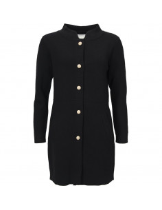 Jena Button Cardigan  | Black 2