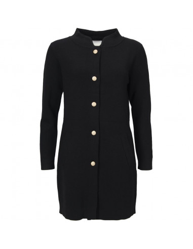 Jena Button Cardigan  | Black