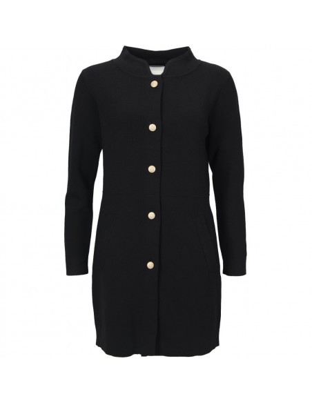 Jena Button Cardigan  | Black