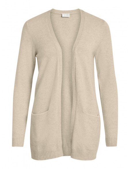 VIril Open Knit Cardigan Natural Mel