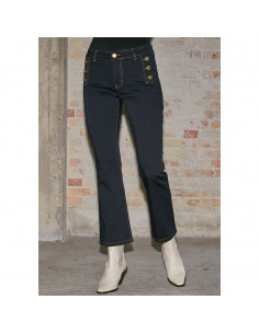 Lido Button Jeans | Dnm Blue