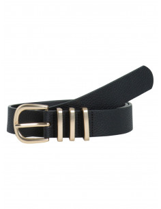 PCLea Jeans Belt | Svart/Guld