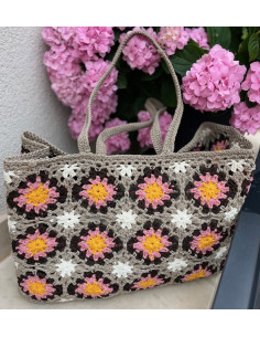 Crochet Marigold Basket | Sand