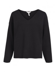 ObjReynard v-neck Pullover | Black 2