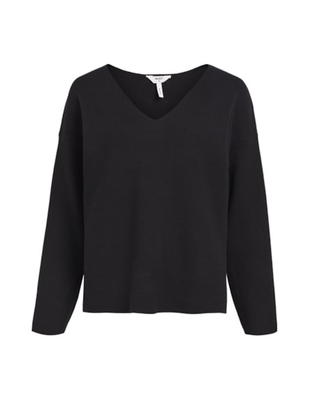 ObjReynard v-neck Pullover | Black