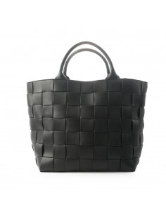 Braided Strap Shopper | Black