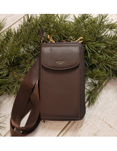 Ulrika Mobilväska | Mörkbrun