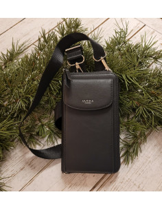 Ulrika Mobilväska | Svart/Silver