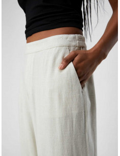 OBJSanne Wide Pant | Sandshell 2