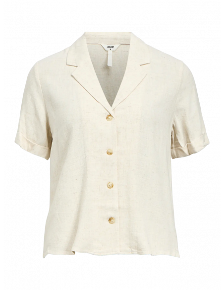 ObjSanne S/S Shirt | Sandshell