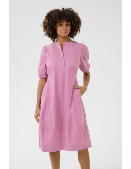 CuAntoinett Placket Dress | Pink