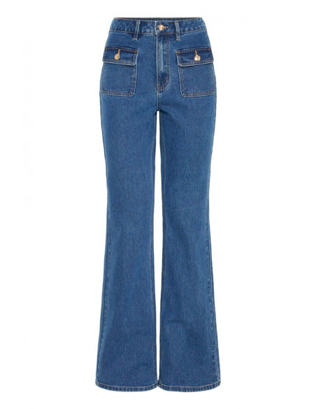 PzChel Bootcut | Med Blue Denim