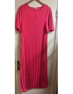 Klänning Plisserad | Cerise