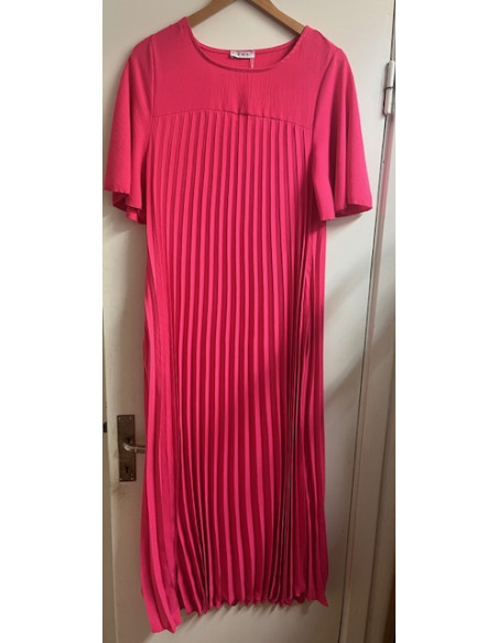 Klänning Plisserad | Cerise