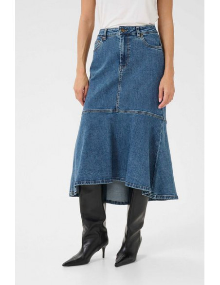 CuCyrine Ami Skirt | Medium Blue