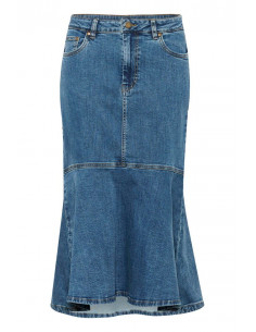 CuCyrine Ami Skirt | Medium Blue 2