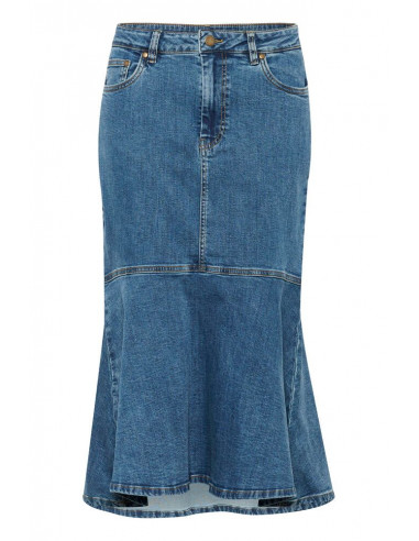 CuCyrine Ami Skirt | Medium Blue