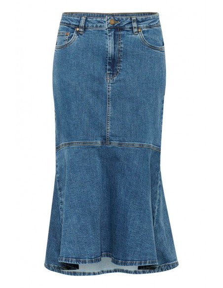 CuCyrine Ami Skirt | Medium Blue