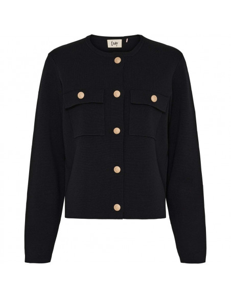 Jena Pocket Cardigan | Black