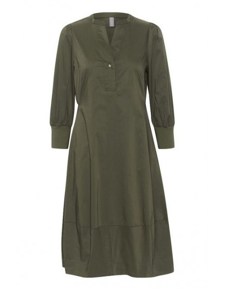 CuAntoinett 3/4 Sleeve Dress | Olive