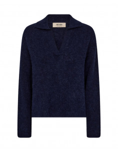 MmThora Aidy Polo Knit | Blue