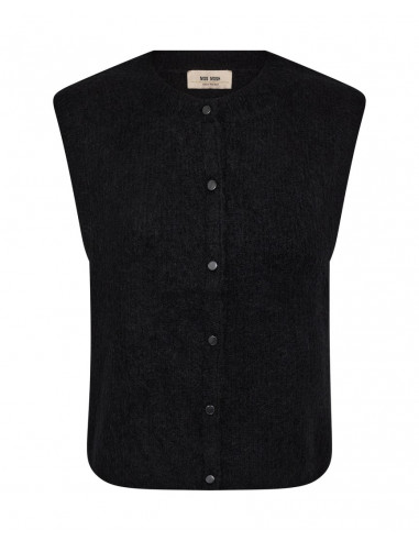 MmAlmine Thora Knit Vest | Black
