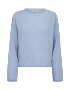 MmMape O-Neck Knit | Blue