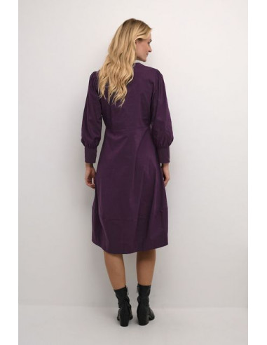 CuAntoinett 3/4 Sleeve Dress | Wine