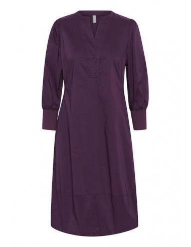 CuAntoinett 3/4 Sleeve Dress | Wine
