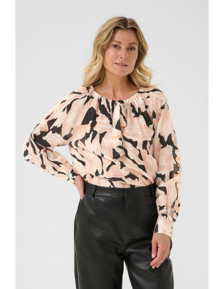 CrReese Blouse | Rose Dust Flower