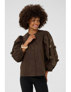 CuEina Antoinett Shirt | Coffee