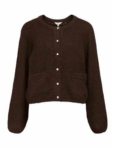 ObjSaggia Knit Cardigan | Brown