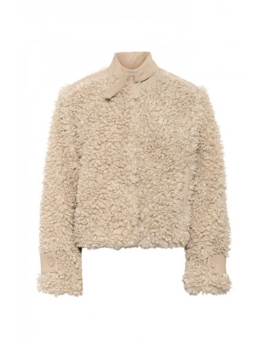 CUChanda Faux Fur Jacket | Gray