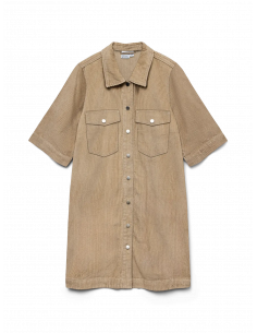 VmFenja Short Dress | Silver