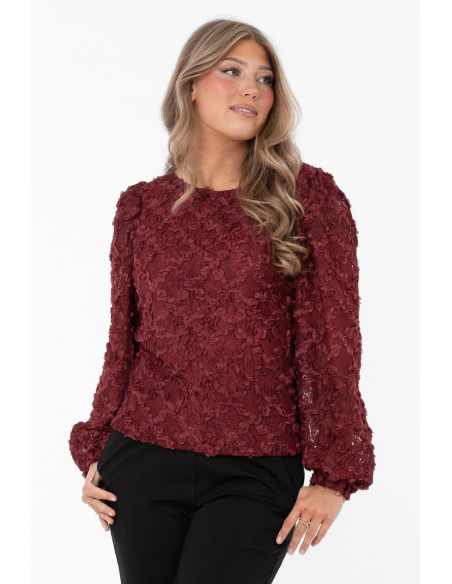 Isolde Blouse | Beaujolais