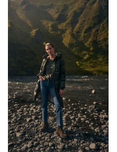 MmNova Metallic Down Jacket | Forest 2