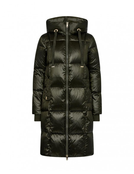 MmNova Metallic Down Jacket | Forest