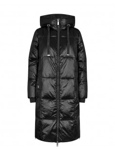 MmNova Metallic Down Jacket | Black