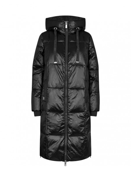 MmNova Metallic Down Jacket | Black