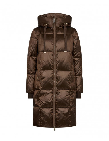 MmNova Metallic Down Jacket | Brown