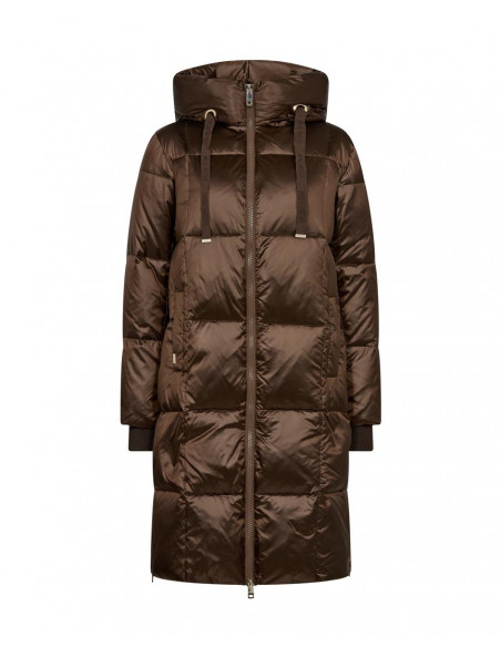 MmNova Metallic Down Jacket | Brown