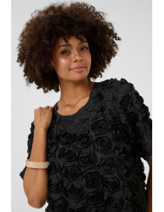 CUCebrine SS Blouse | Black