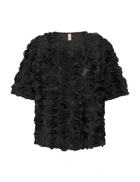CUCebrine SS Blouse | Black