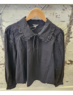 ObjHope V-Neck Top | Black