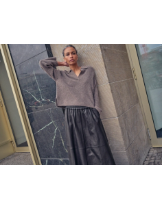 MmThora Aidy Polo Knit | Falcon