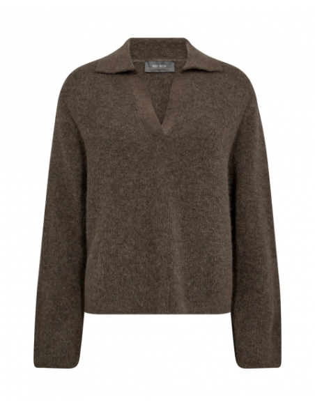 MmThora Aidy Polo Knit | Falcon